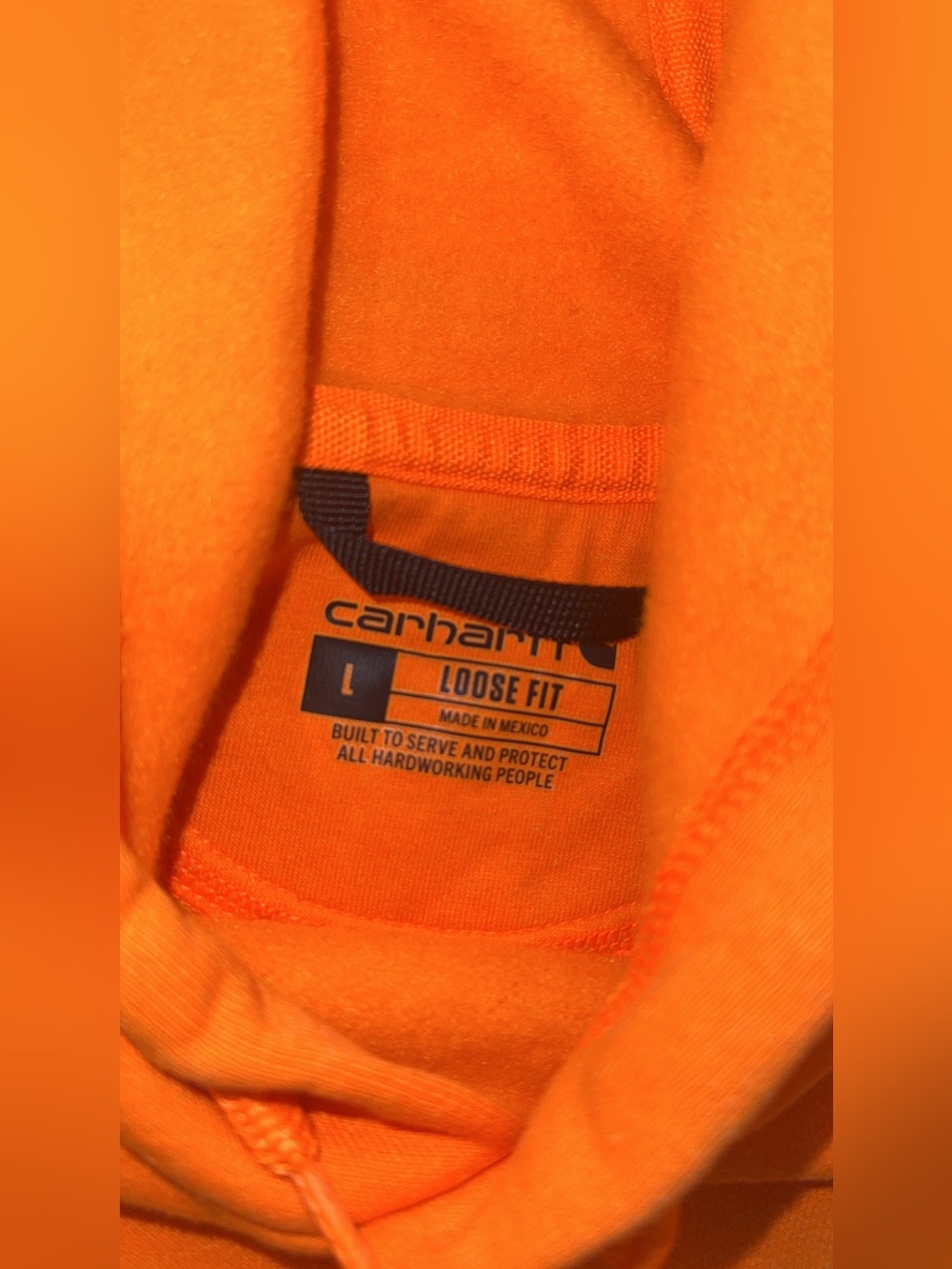 Carhartt Orange Pullover - Picture 3 of 3
